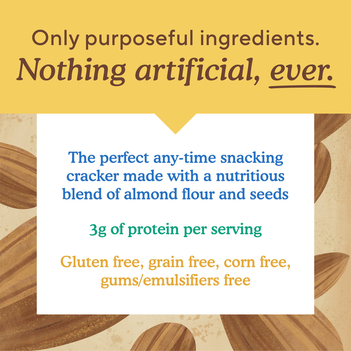 Simple Mills Almond Flour Crackers, Rosemary and Sea Salt, Gluten-Free, 4.25 oz