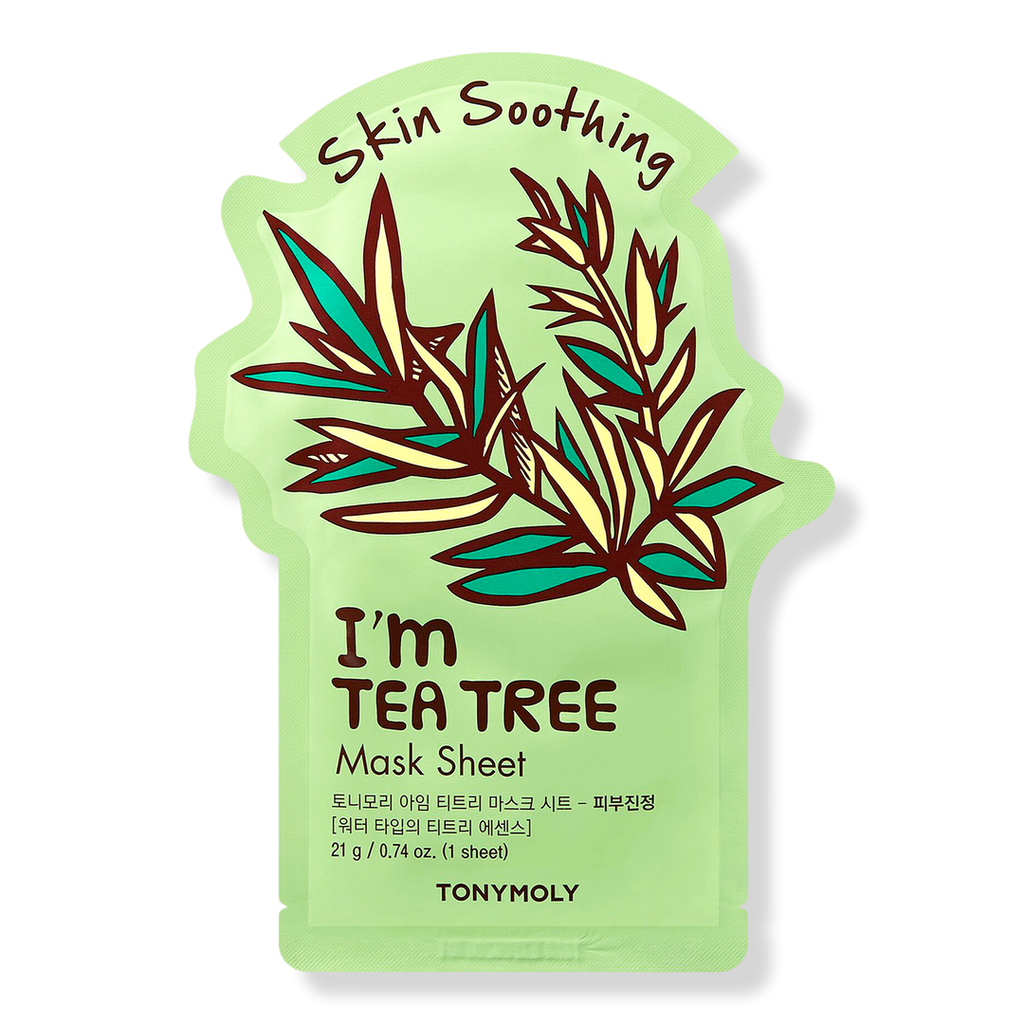 TONYMOLY I'm Real Tea Tree Mask, 0.71 oz