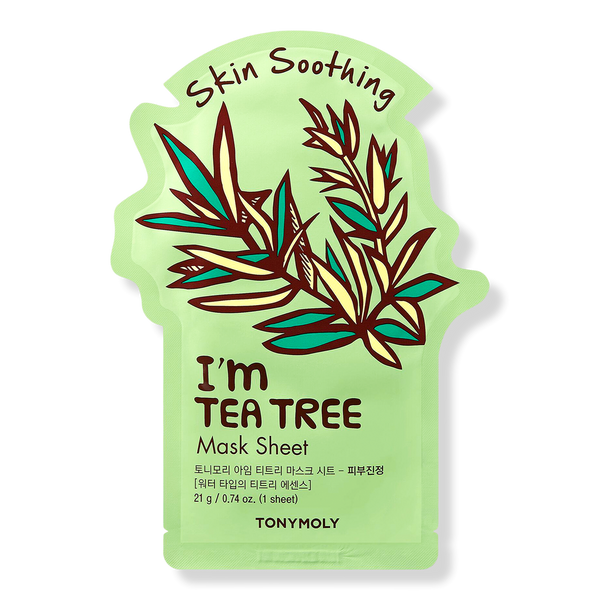 TONYMOLY I'm Real Tea Tree Mask, 0.71 oz