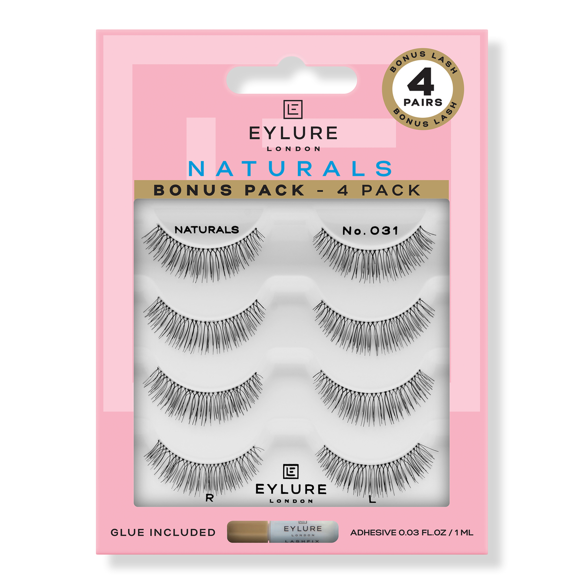 Naturals No. 031 Eyelashes Multipack