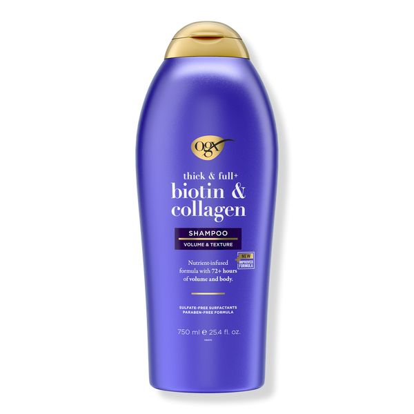 OGX Thick & Full + Biotin & Collagen Shampoo, 25.4 oz