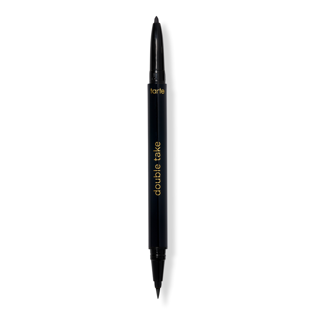 Tarte Double Take Liquid & Gel Vegan Eyeliner, Black, 0.17 oz