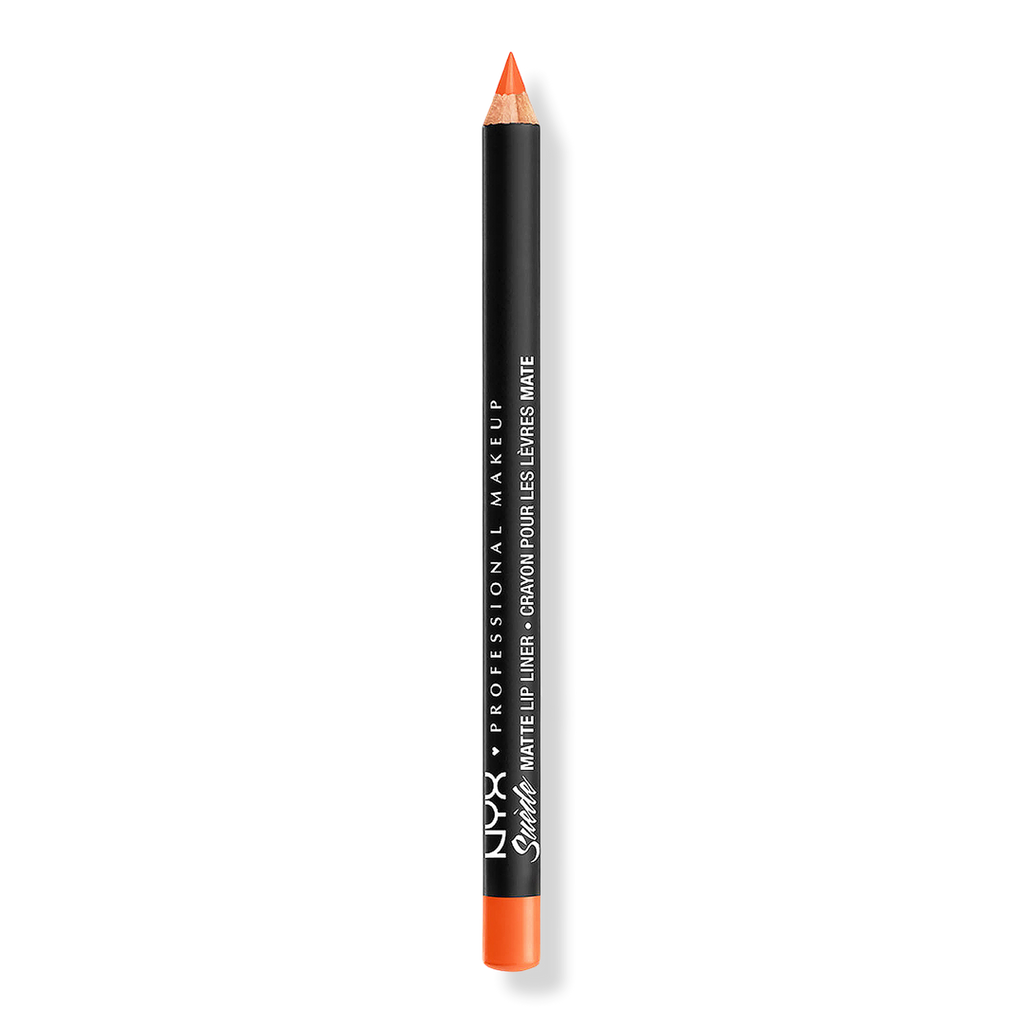 NYX Professional Makeup Suede Matte Velvet Vegan Lip Liner, Orange County, 0.03 oz