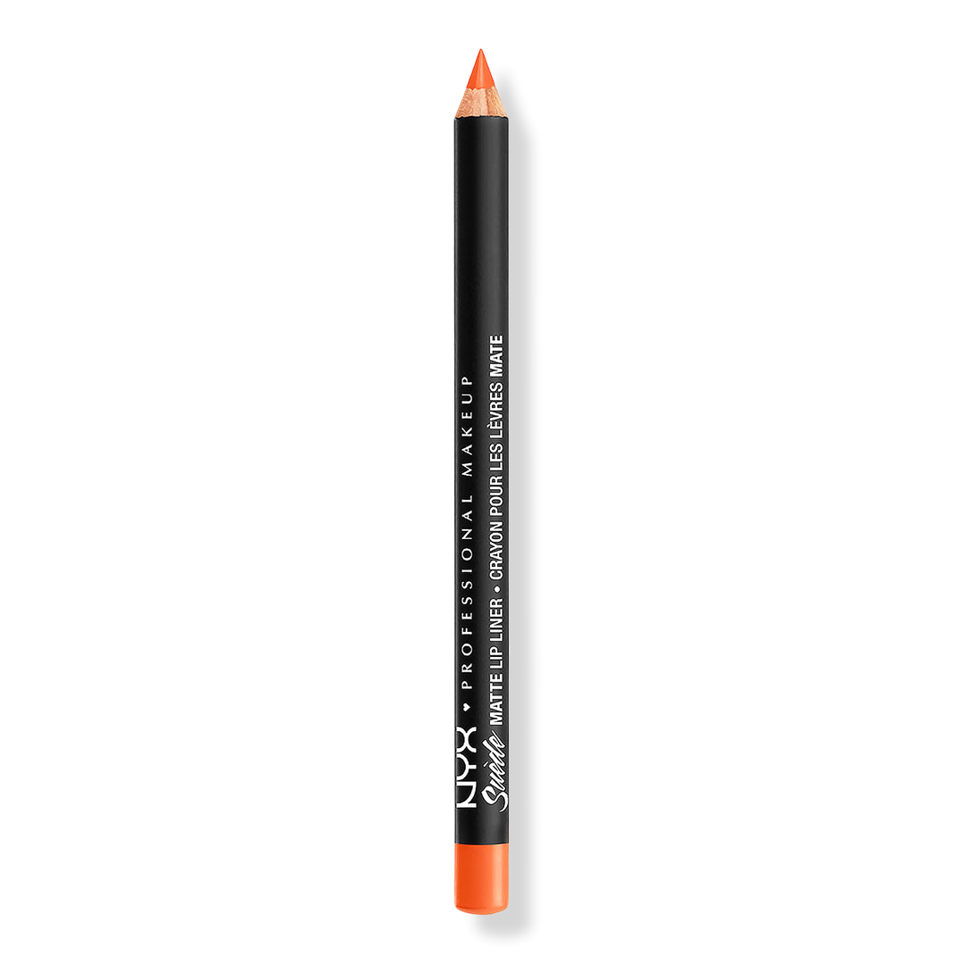 NYX Professional Makeup Suede Matte Velvet Vegan Lip Liner, Orange County, 0.03 oz