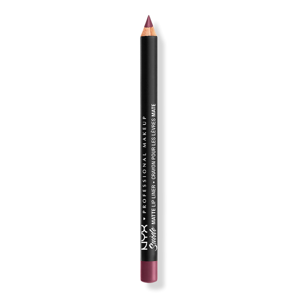 NYX Professional Makeup Suede Matte Velvet Vegan Lip Liner, Prune, 0.03 oz