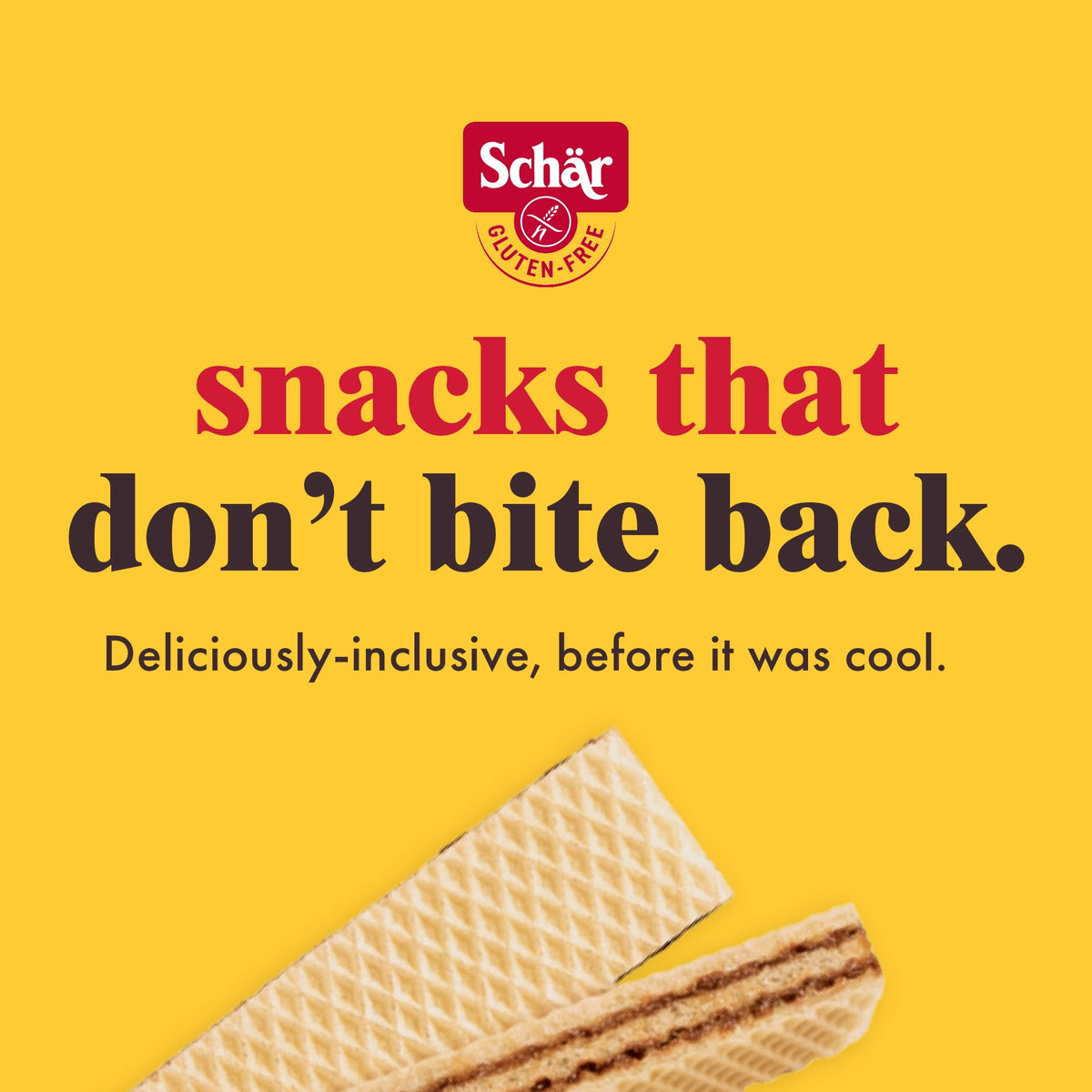 Schar Gluten-Free Hazelnut Wafers Cookies, Foil-Sealed Bag, 1.8oz