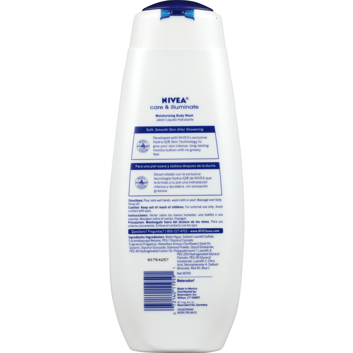 Nivea Sparkle Cream Oil Body Wash, 16.9 oz