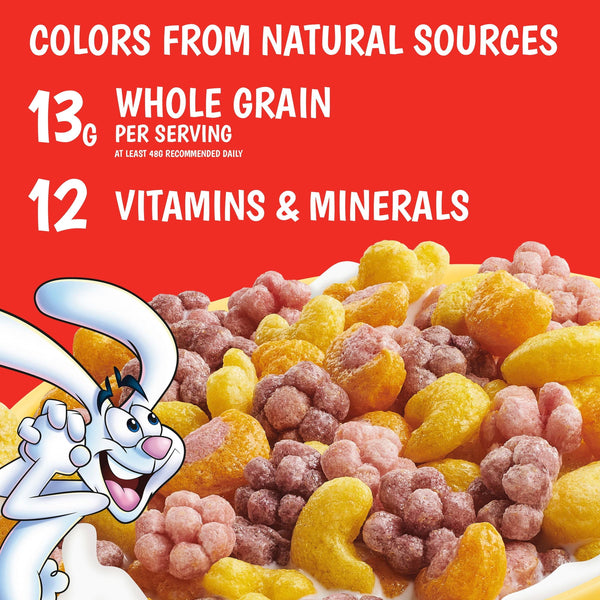 Trix Breakfast Cereal, 6 Fruity Shapes, Made with Whole Grain, 10.7 oz