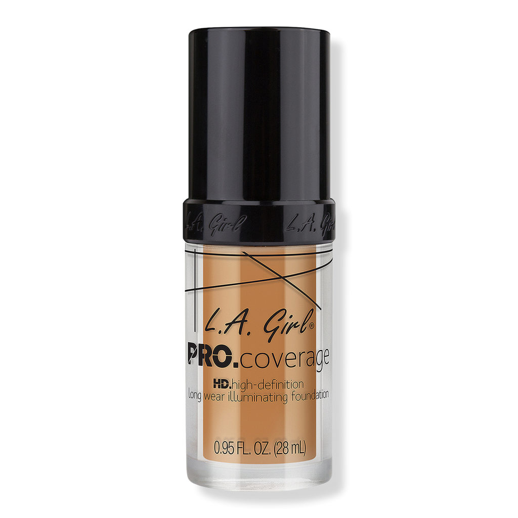L.A. Girl Pro Coverage Liquid Foundation, Nude Beige, 0.95 oz