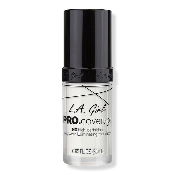 L.A. Girl Pro Coverage Liquid Foundation, White, 0.95 oz