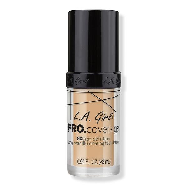 L.A. Girl Pro Coverage Liquid Foundation, Fair, 0.95 oz
