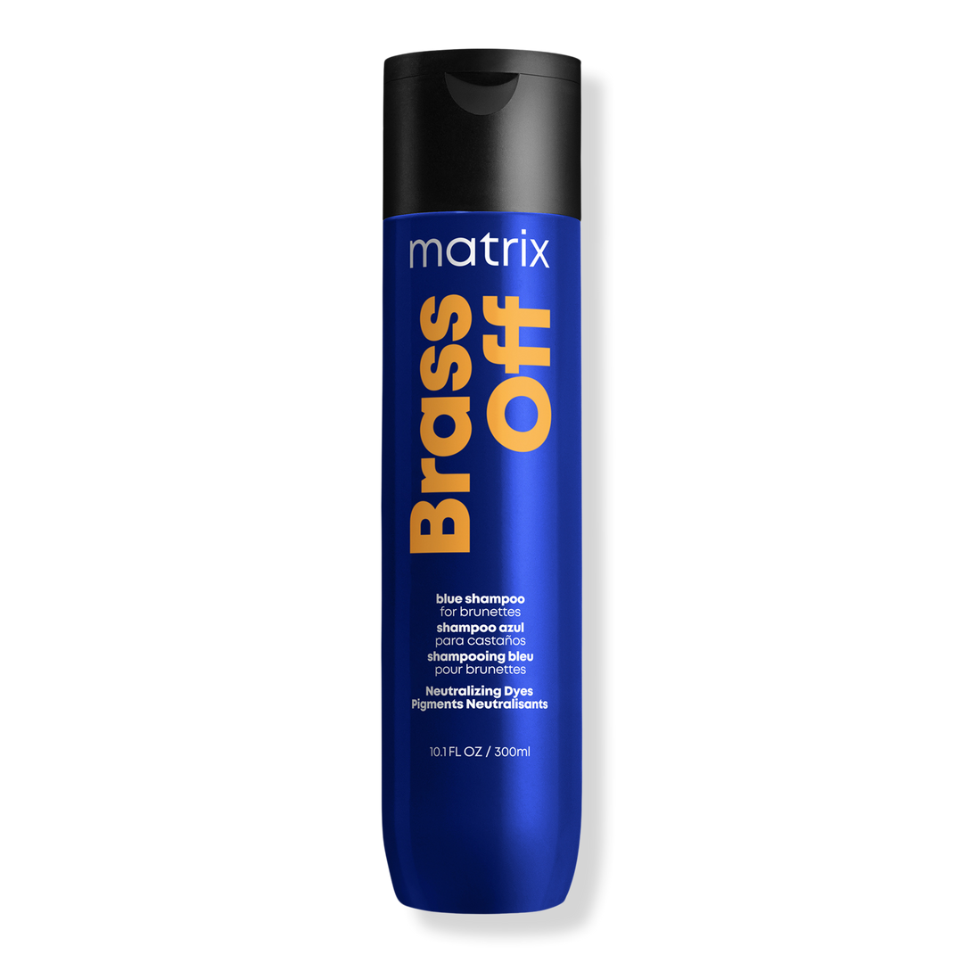 Matrix Total Results Brass Off Blue Shampoo for Brunettes, 10.1 oz