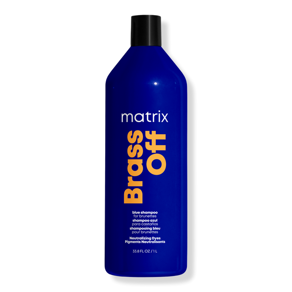 Matrix Total Results Brass Off Blue Shampoo for Brunettes, 33.8 oz