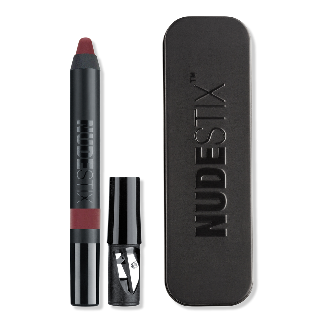 NUDESTIX Intense Matte Lip + Cheek Pencil, Vintage, 0.1 oz