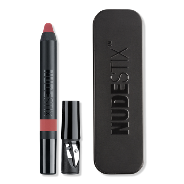 NUDESTIX Intense Matte Lip + Cheek Pencil, Kiss, 0.1 oz