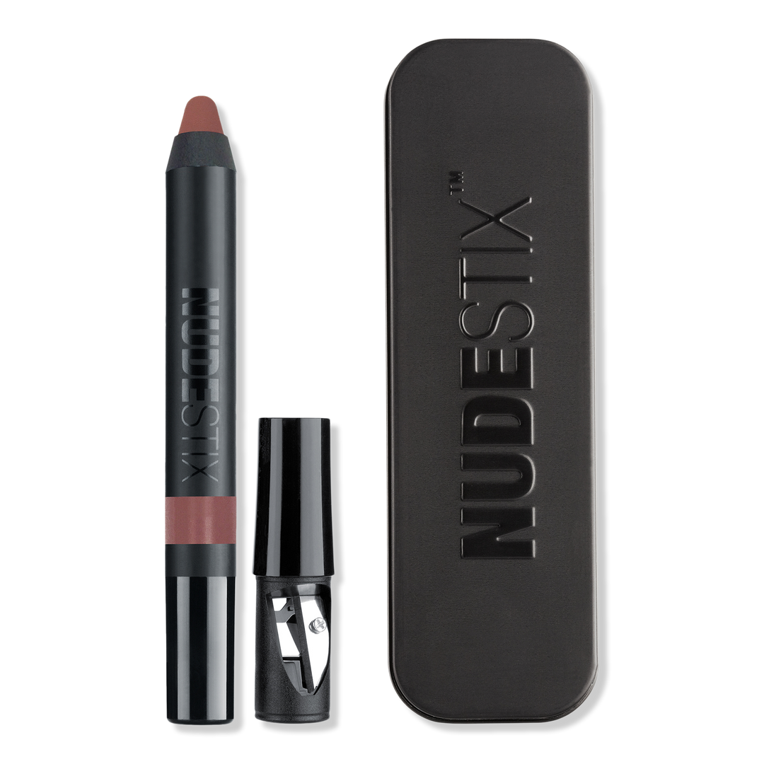 NUDESTIX Intense Matte Lip + Cheek Pencil, Belle, 0.1 oz