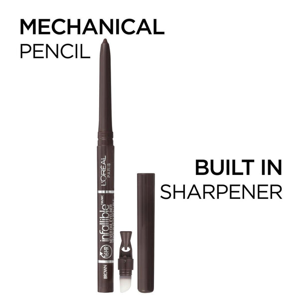 L'Oréal Infallible Never Fail Eyeliner, Black Noir, 0.008 oz