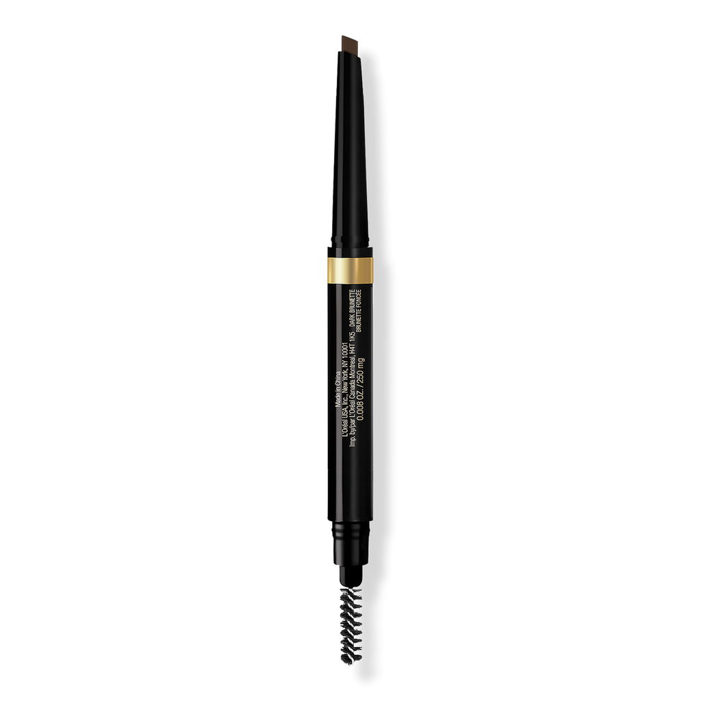 L'Oréal Brow Stylist Shape and Fill Pencil, Dark Brunette, 0.008 oz