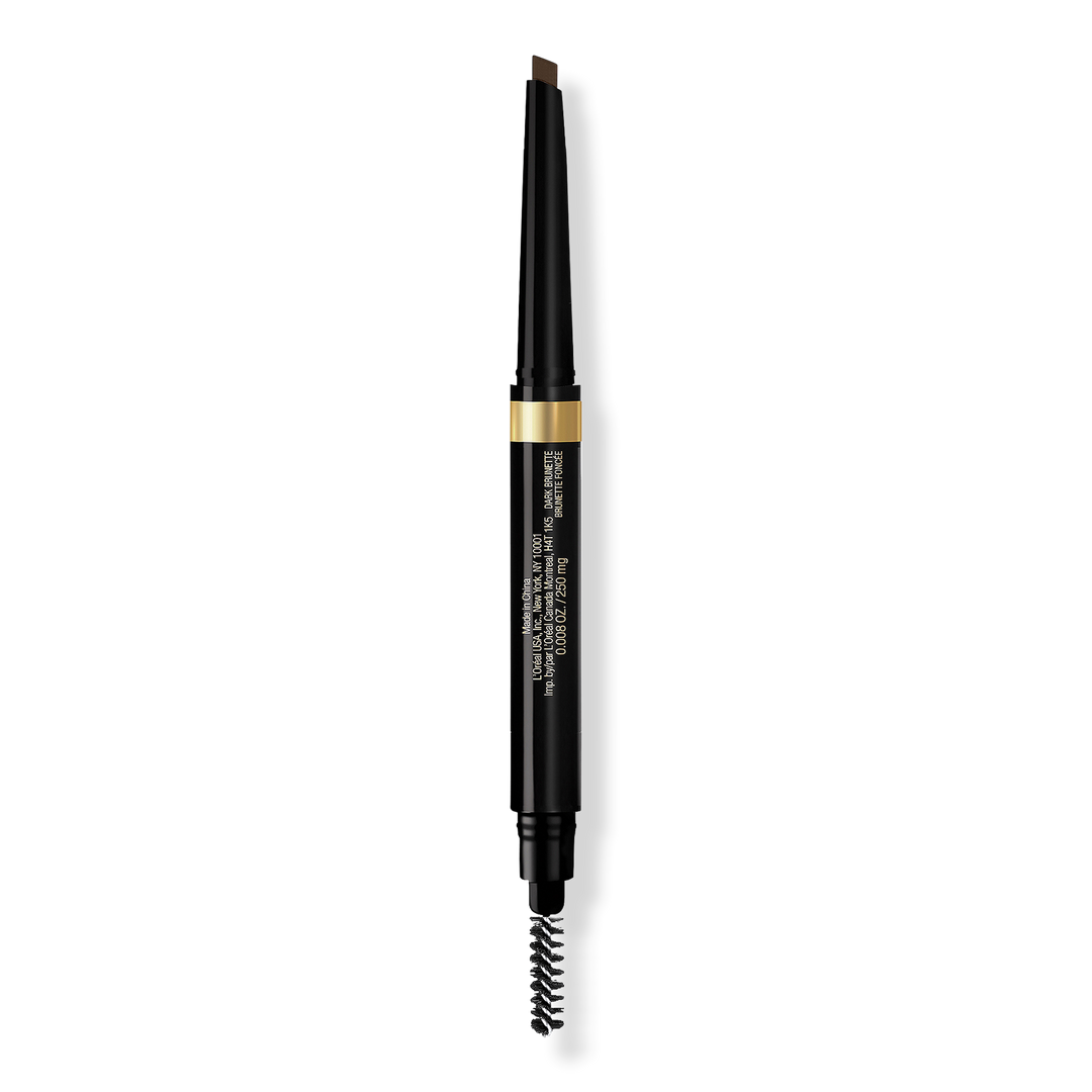 L'Oréal Brow Stylist Shape and Fill Pencil, Dark Brunette, 0.008 oz