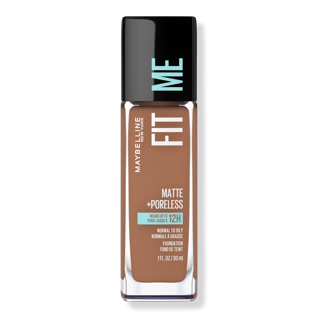 Maybelline Fit Me Matte + Poreless Liquid Foundation, Latte 358, 1 oz