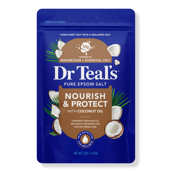 Pure Epsom Salt Soaking Solution with Coconut Oil