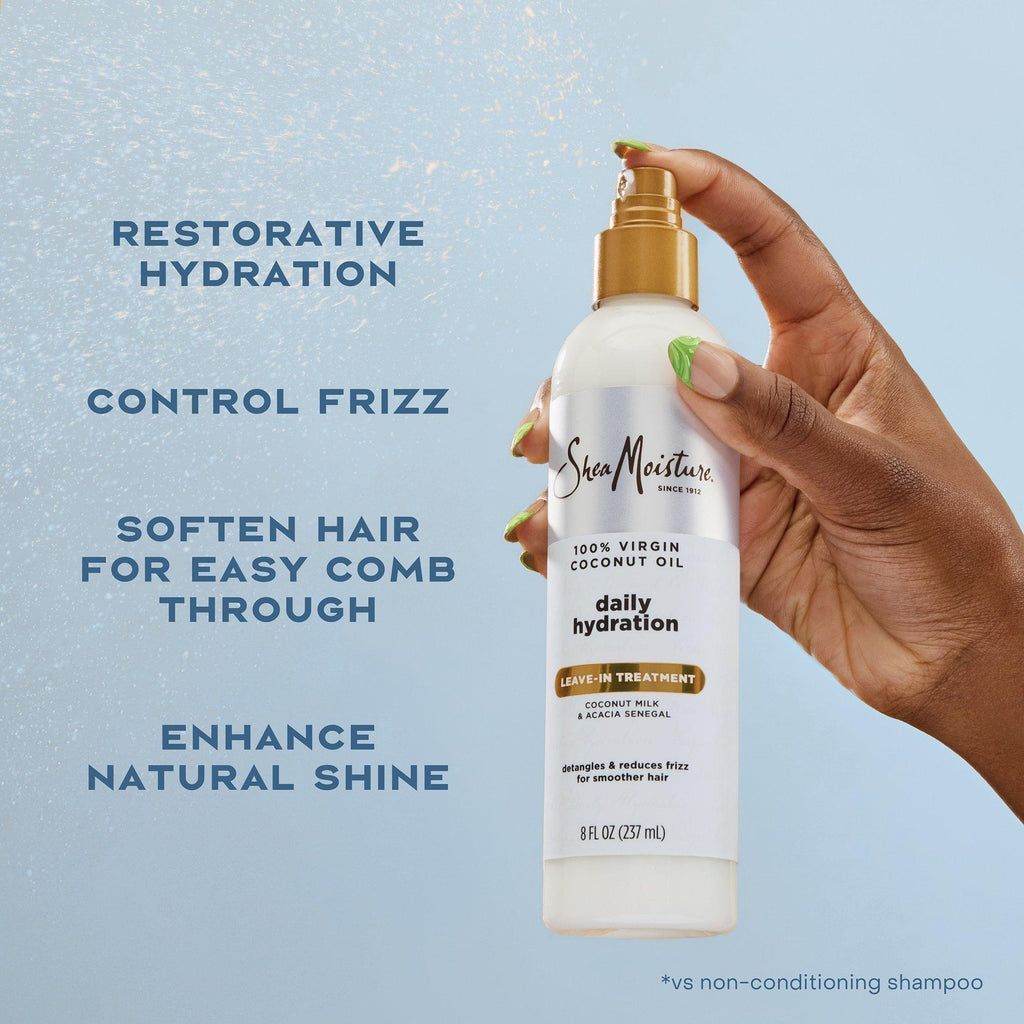 100% Virgin Coconut Oil Daily Hydration Leave-In Treatment