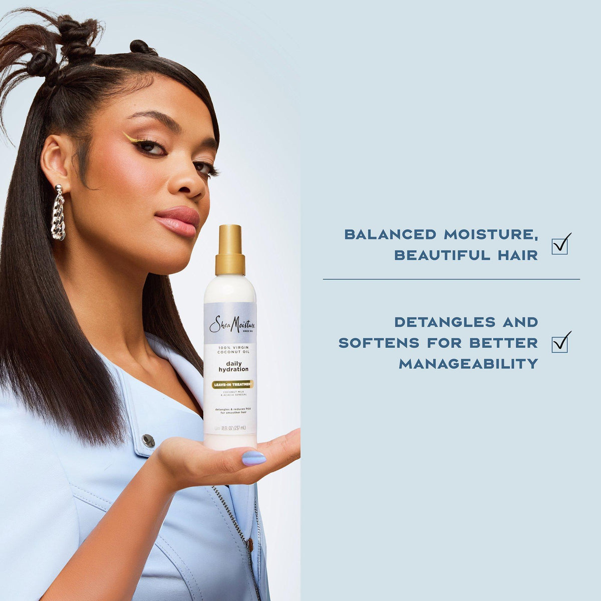 100% Virgin Coconut Oil Daily Hydration Leave-In Treatment