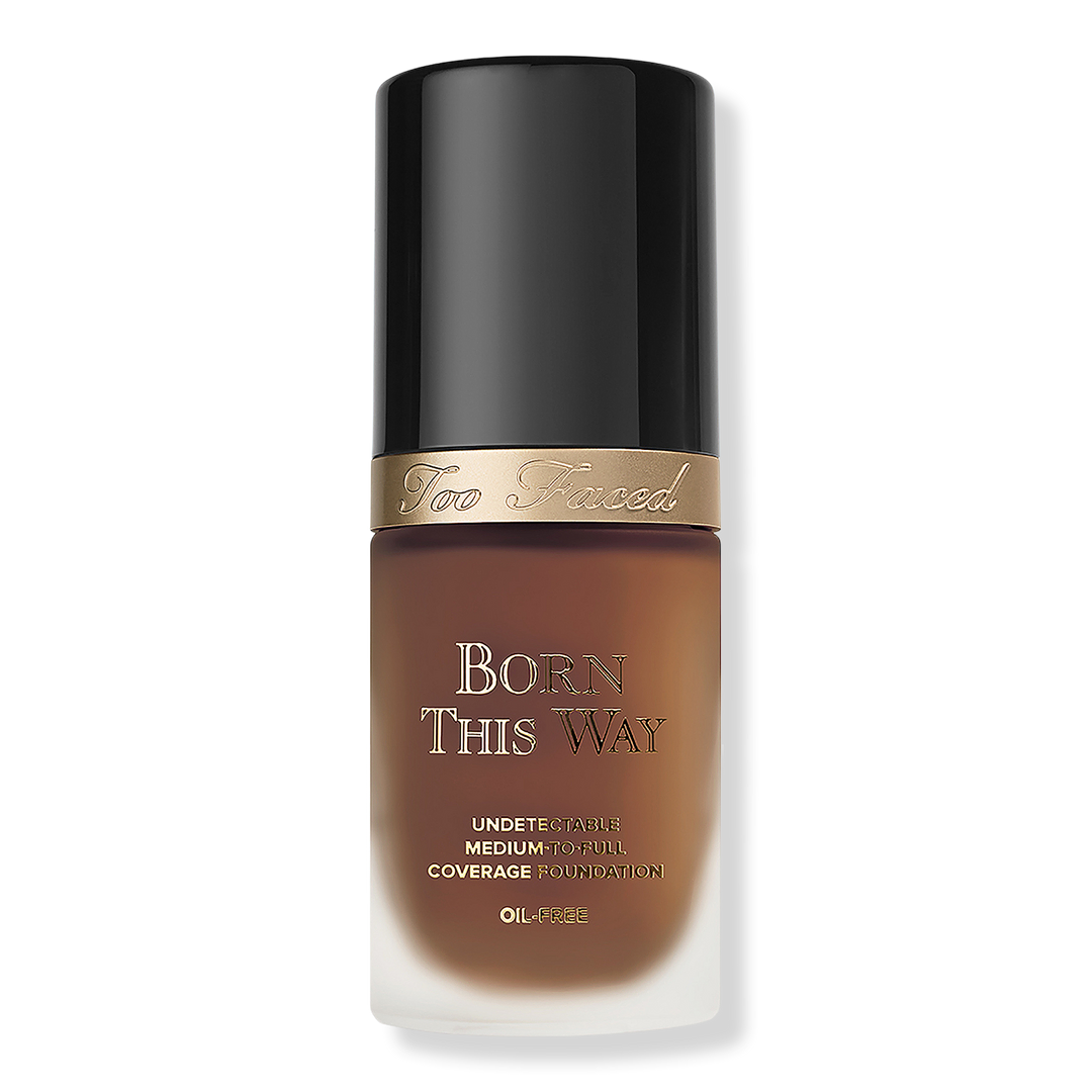 Too Faced Born This Way Undetectable Medium-to-Full Coverage Foundation, Cocoa, 1 oz