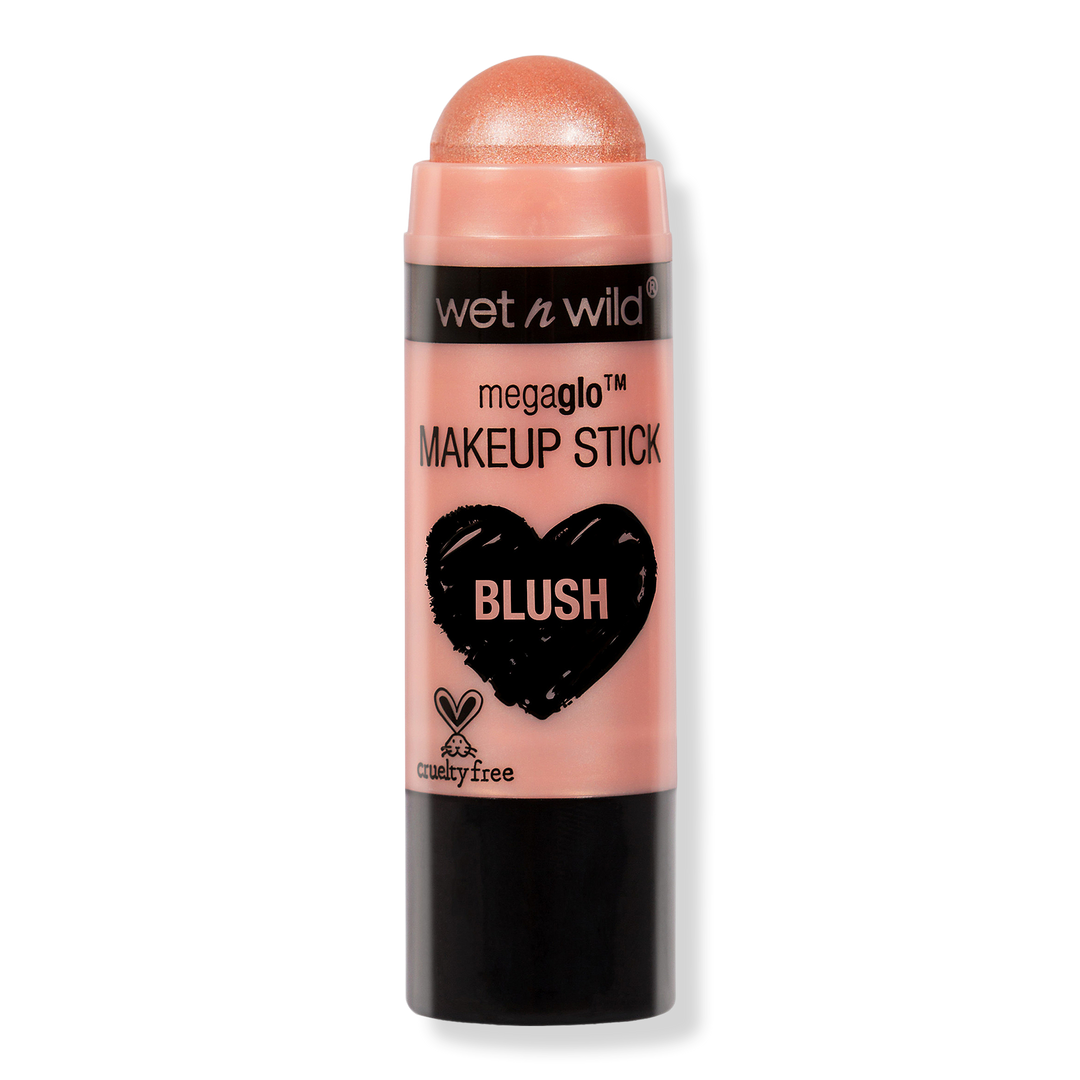 Wet n Wild MegaGlo Makeup Stick Blush, Peach Bums, 0.21 oz