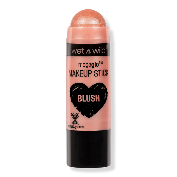 Wet n Wild MegaGlo Makeup Stick Blush, Peach Bums, 0.21 oz
