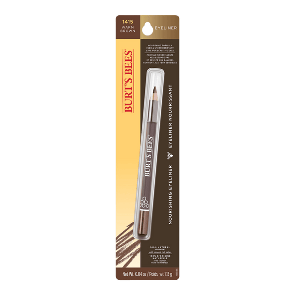Burt's Bees Nourishing Eyeliner, Warm Brown, 0.04 oz - OTC Shoppe Express