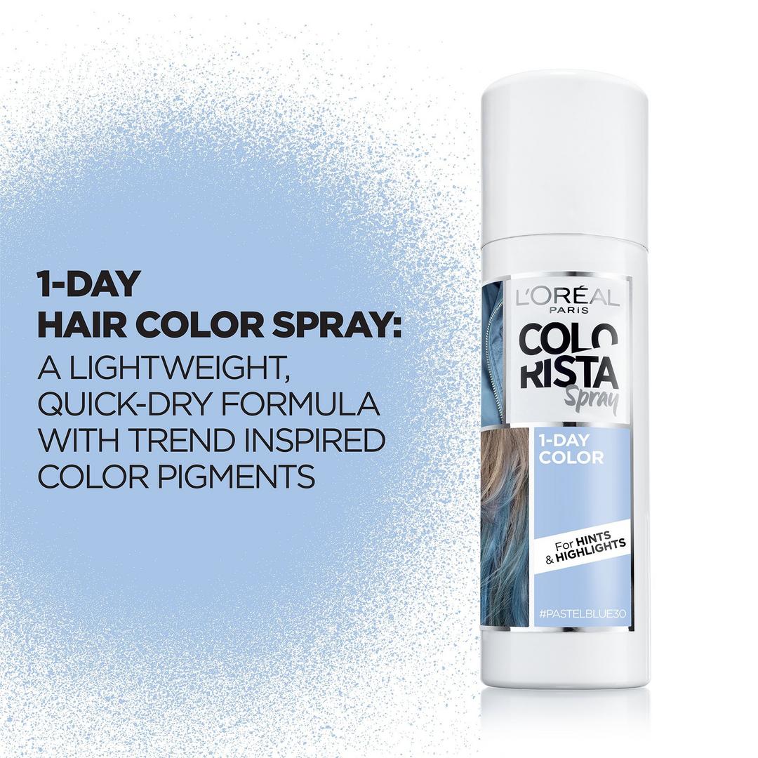 L'Oréal Colorista 1-Day Spray, Pastelblue, 2 oz