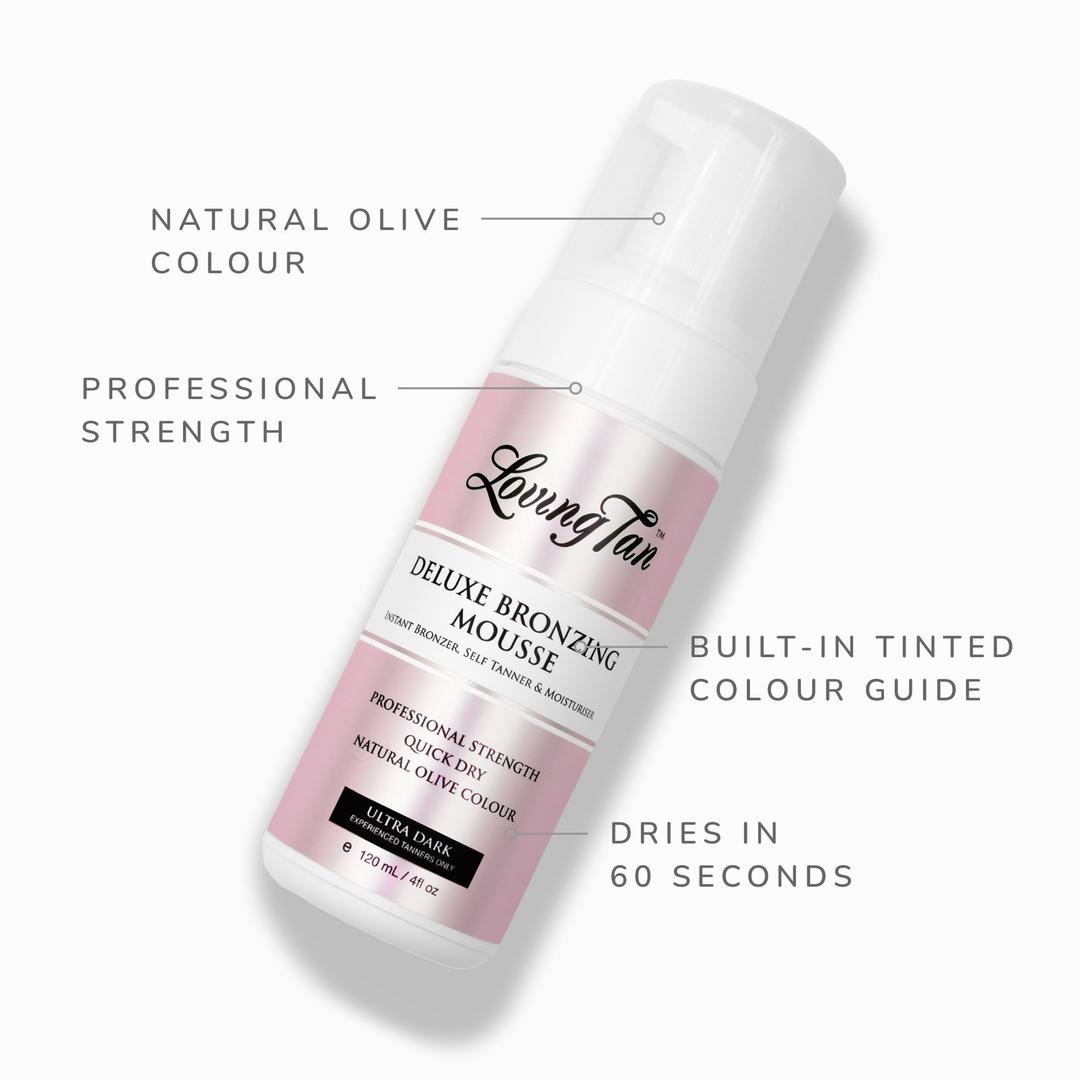 Loving Tan Deluxe Bronzing Mousse, Ultra Dark, 4 oz