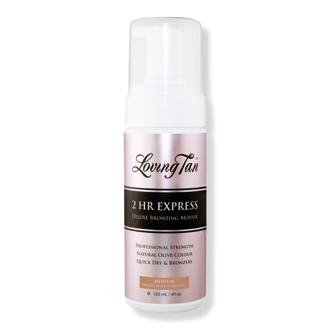 Loving Tan 2 HR Express Self Tanning Mousse Medium, 4 oz