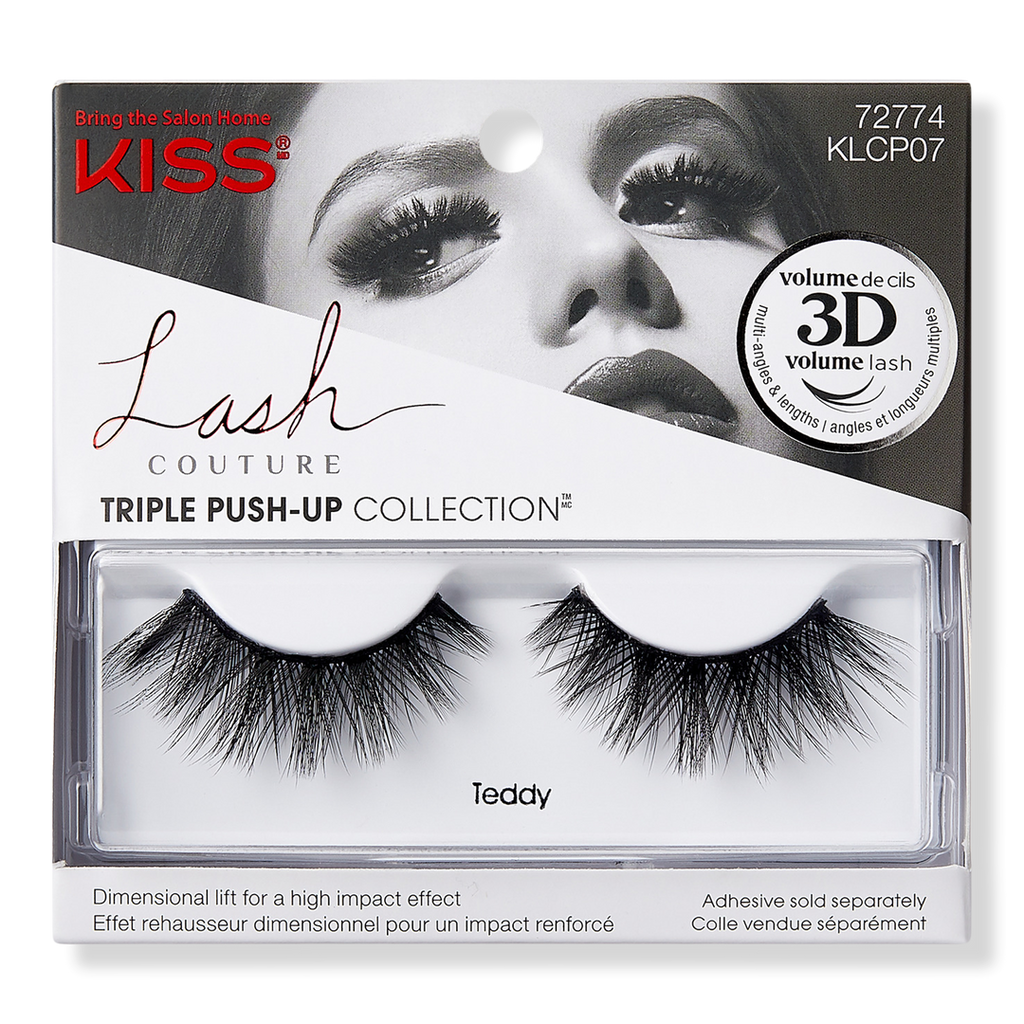 Kiss Lash Couture, Triple Push-Up Collection, Teddy