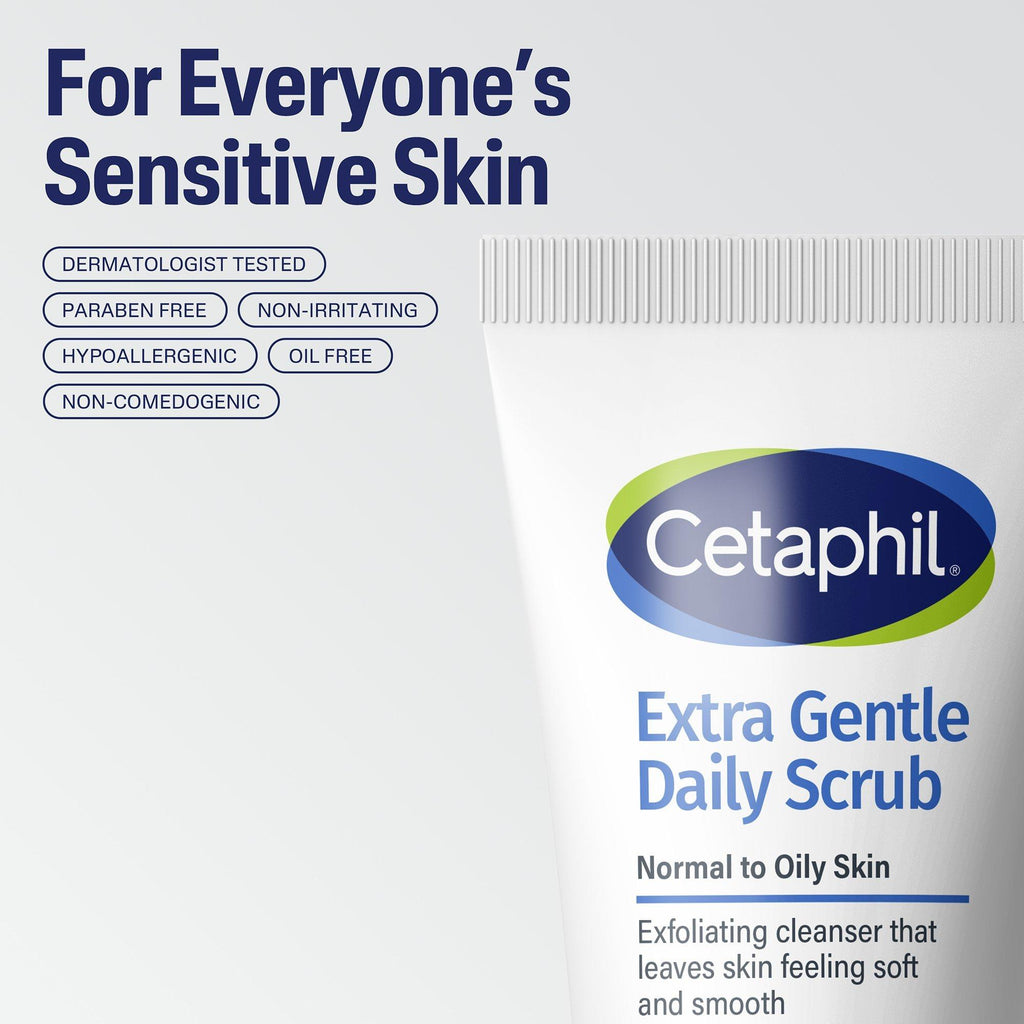 Extra Gentle Daily Scrub Exfoliating Face Wash