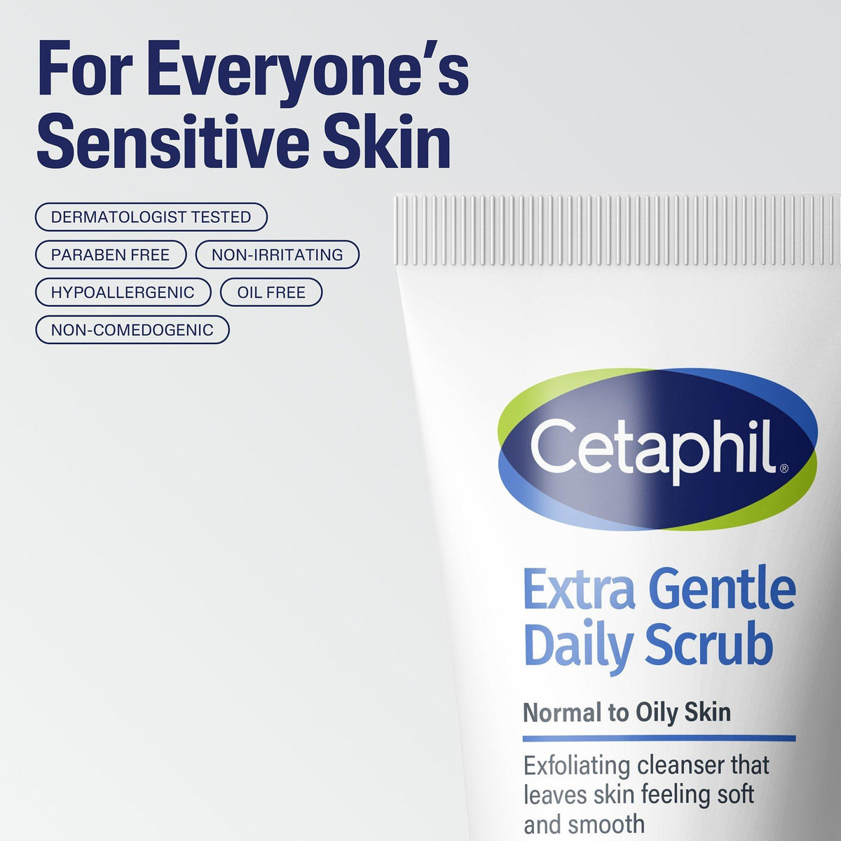 Extra Gentle Daily Scrub Exfoliating Face Wash