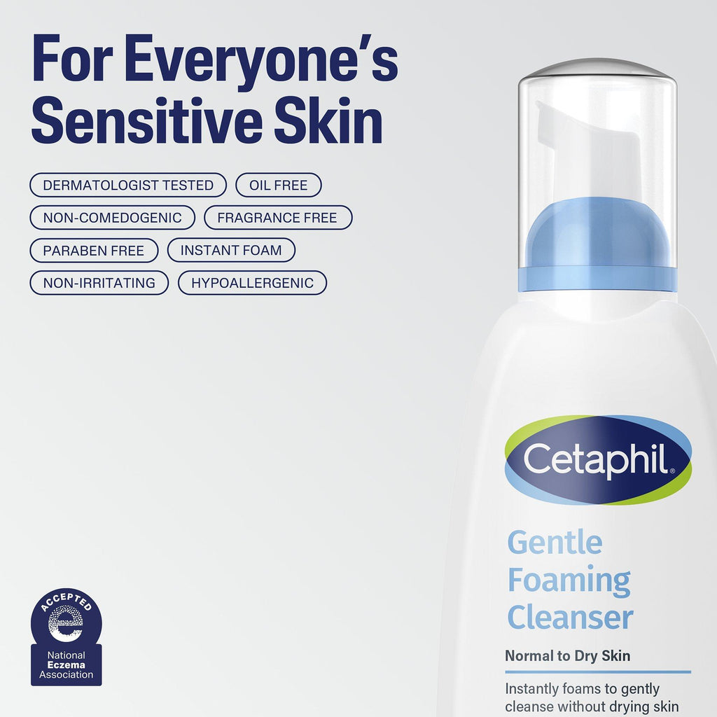 Gentle Foaming Cleanser Face Wash for Sensitive Skin