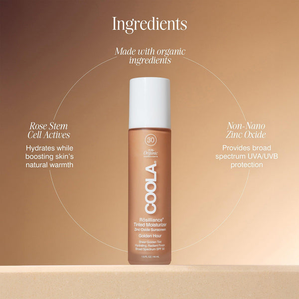 Rosilliance Tinted Moisturizer Organic Sunscreen SPF 30