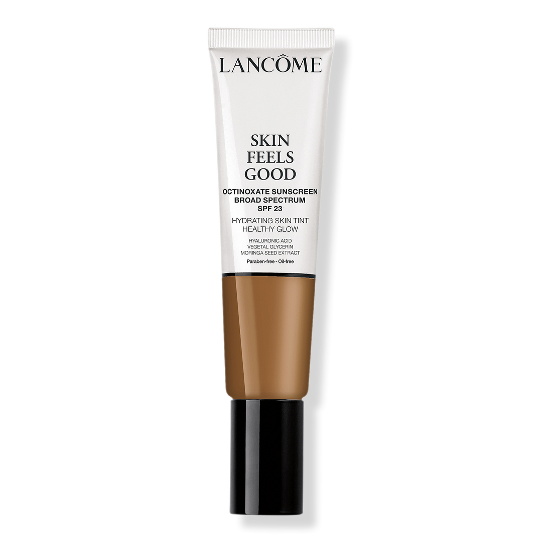 Lancôme Skin Feels Good Hydrating Tinted Moisturizer with, SPF 23, 12W Sunny Amber, 1.08 oz