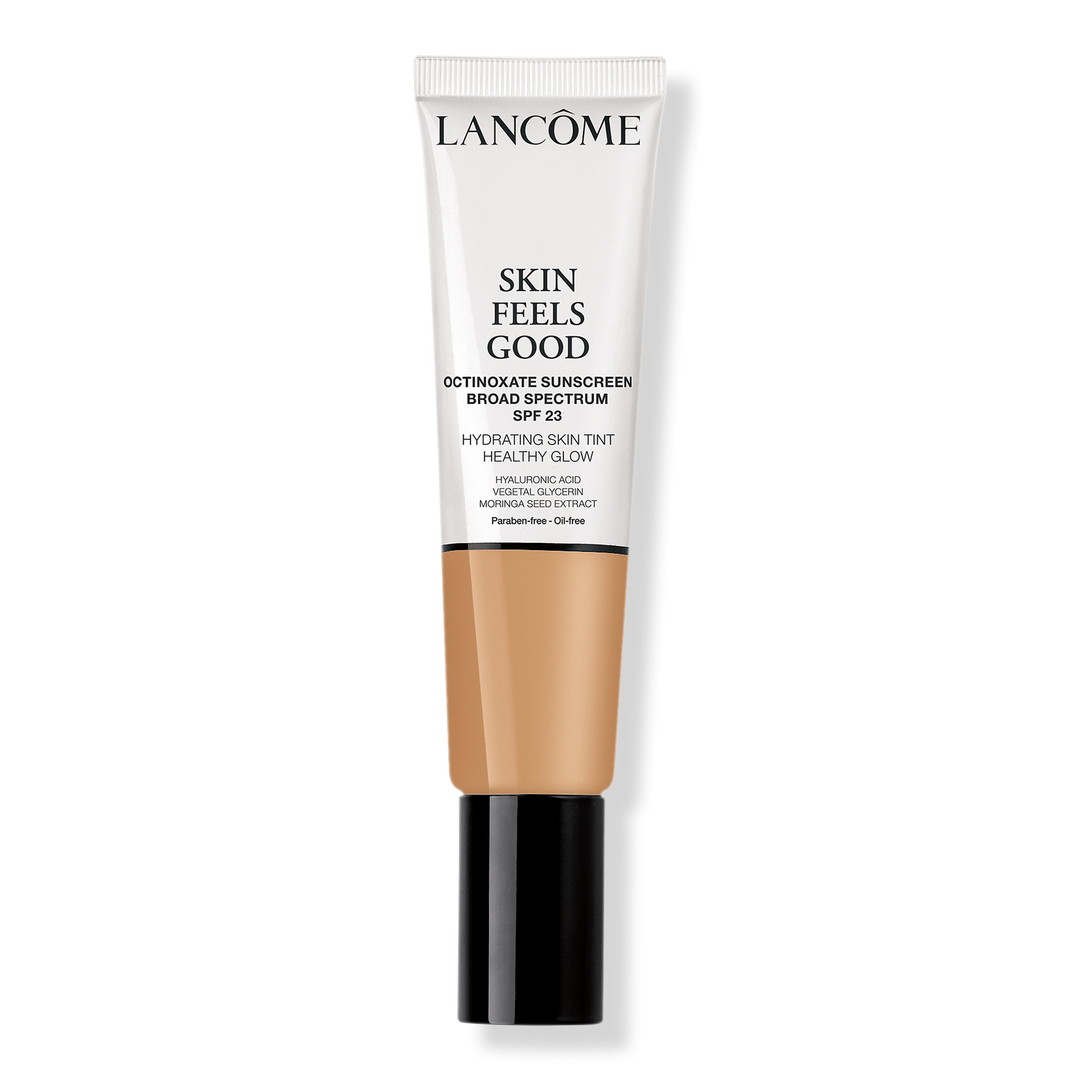 Lancôme Skin Feels Good Hydrating Tinted Moisturizer with, SPF 23, 04N Golden Sand, 1.08 oz