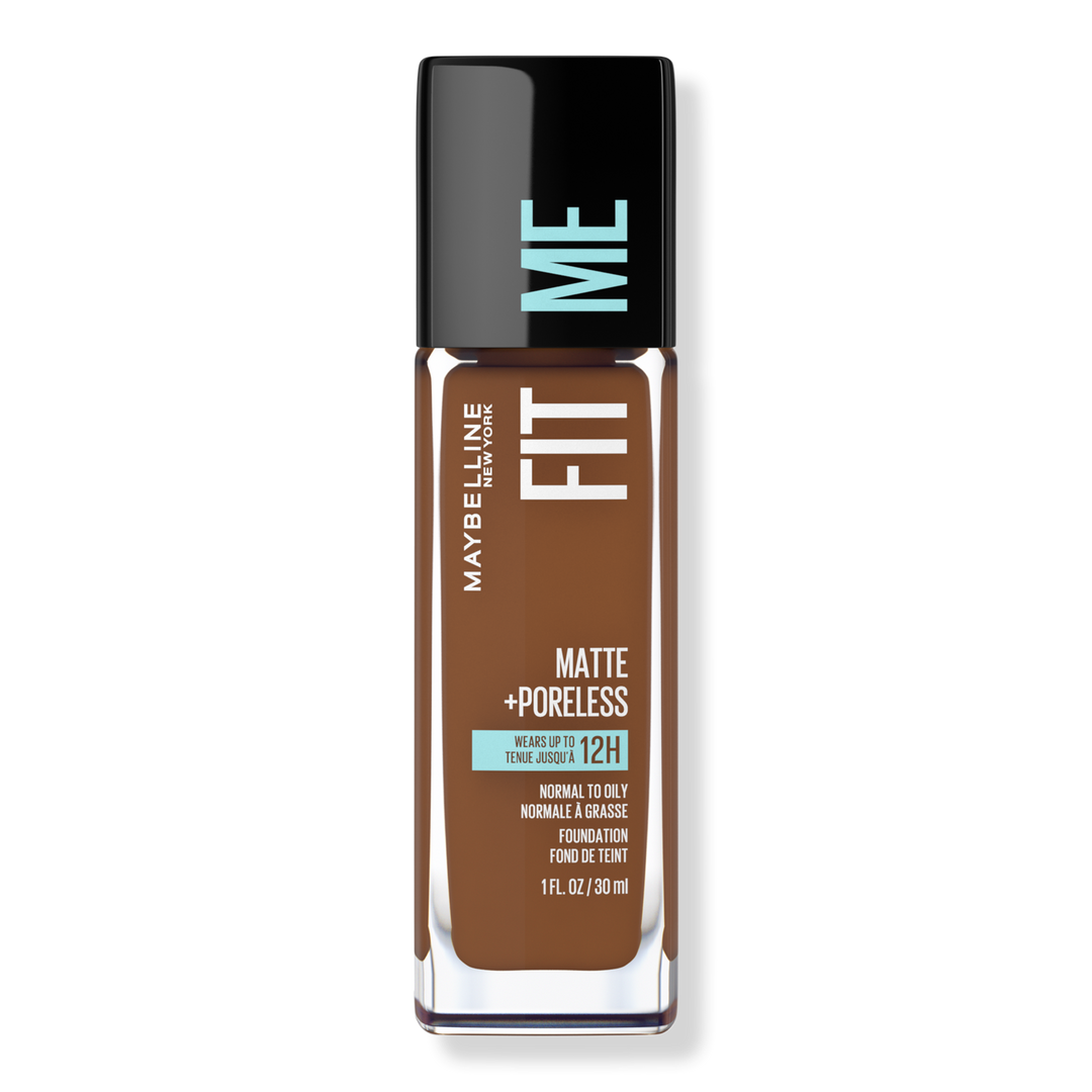 Maybelline Fit Me Matte + Poreless Liquid Foundation, Deep Bronze 370, 1 oz