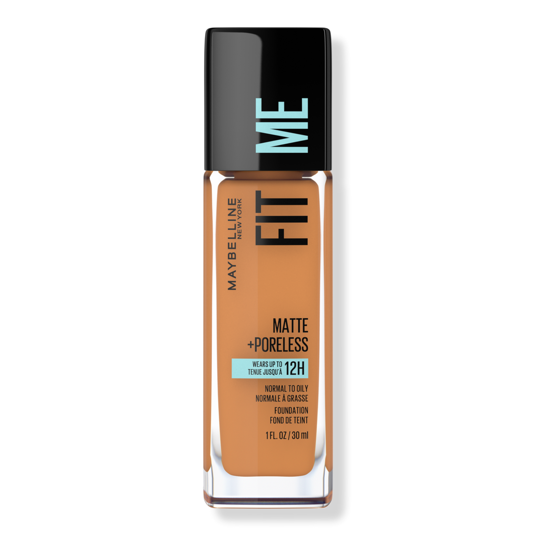 Maybelline Fit Me Matte + Poreless Liquid Foundation, Warm Sun 334, 1 oz