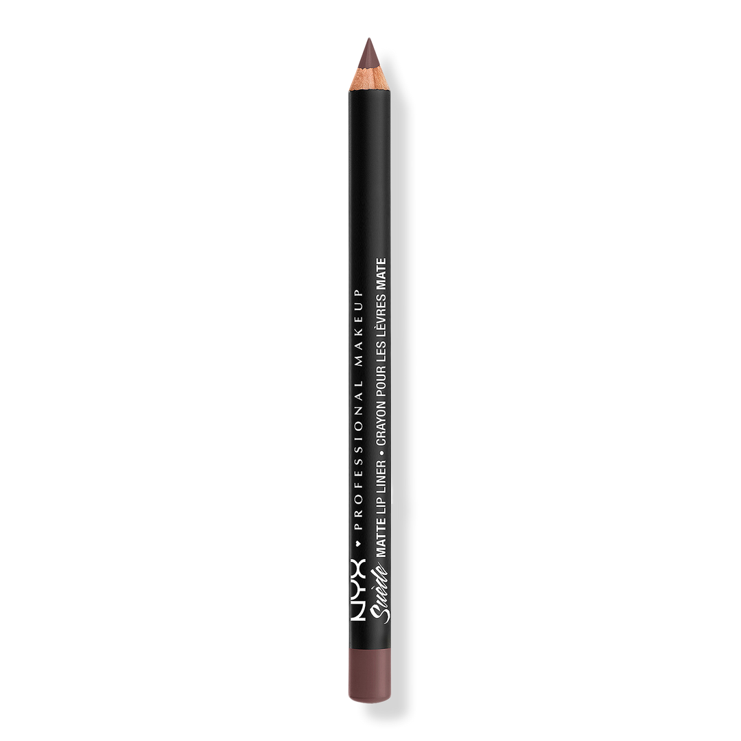 NYX Suede Matte Lip Liner Moonwalk, Velvet Vegan, 0.03 oz