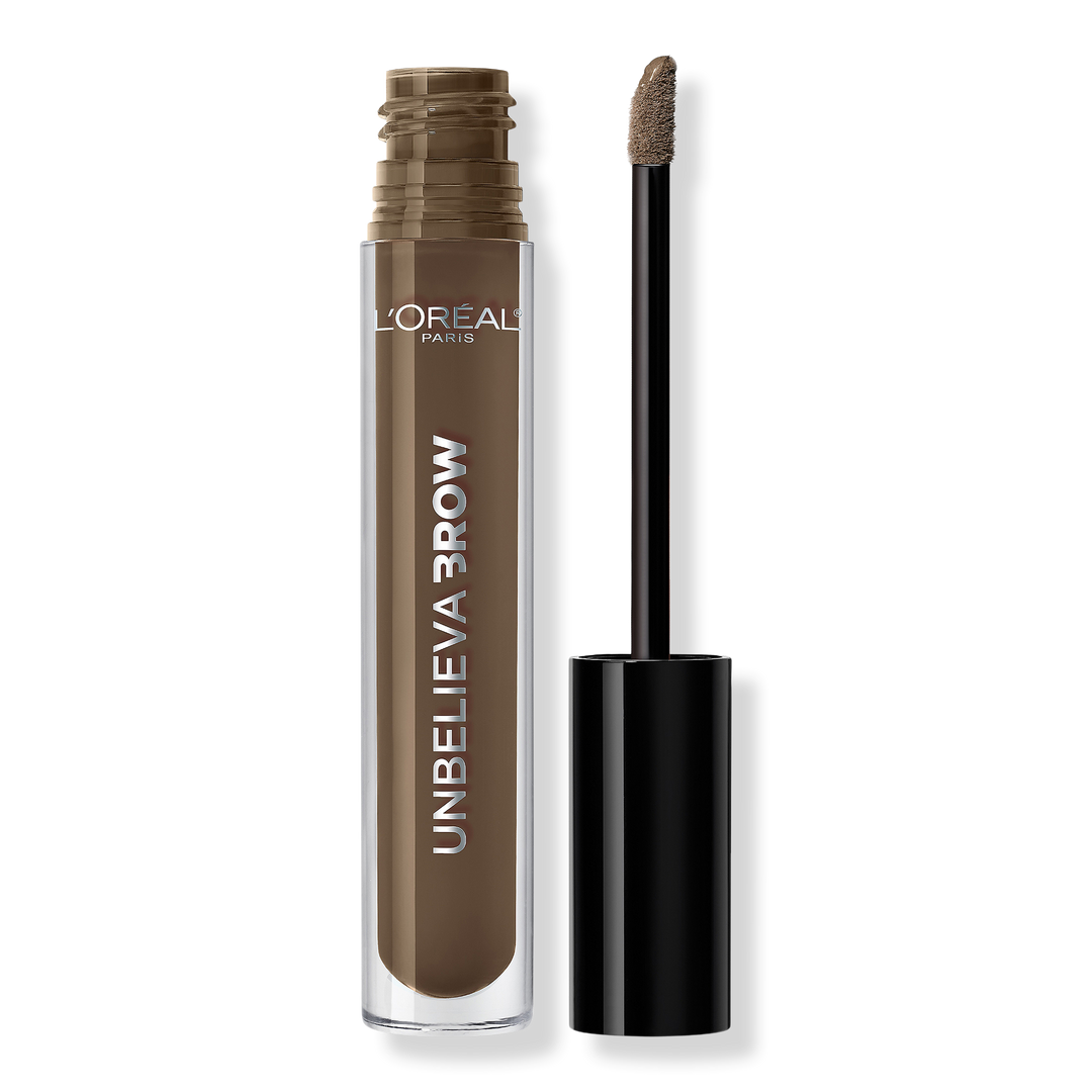 L'Oréal Unbelieva-Brow Longwear Brow Gel, Brunette, 0.15 oz