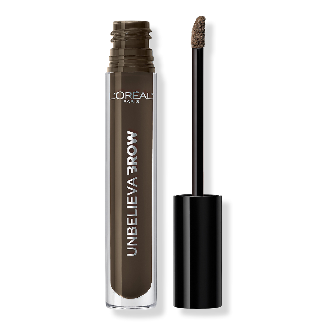 L'Oréal Unbelieva-Brow Longwear Brow Gel, Dark Brunette, 0.15 oz