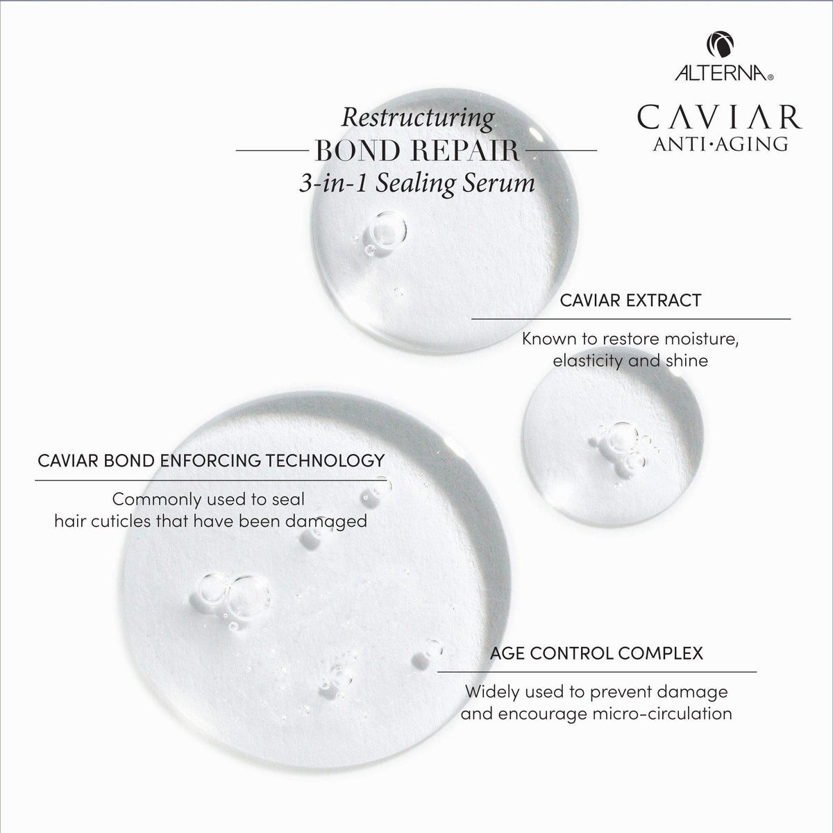 Caviar Anti-Aging Restructuring Bond Repair 3-in-1 Sealing Serum