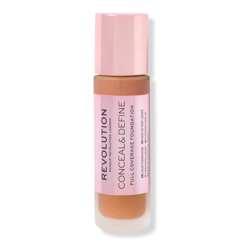 Makeup Revolution Conceal & Define Full Coverage Foundation, F13.5, 0.8 oz