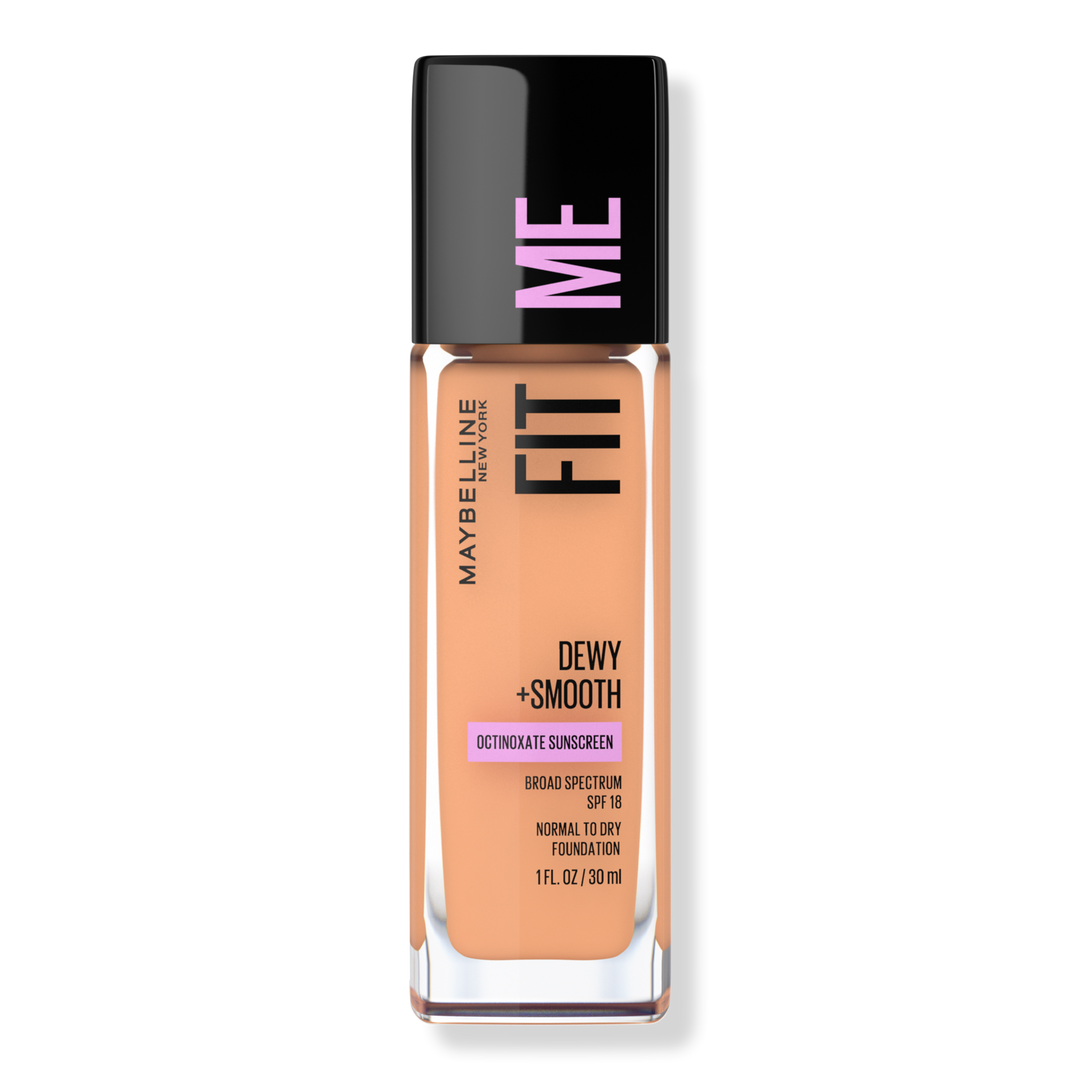 Maybelline Fit Me Dewy + Smooth Foundation, Classic Beige, 1 oz