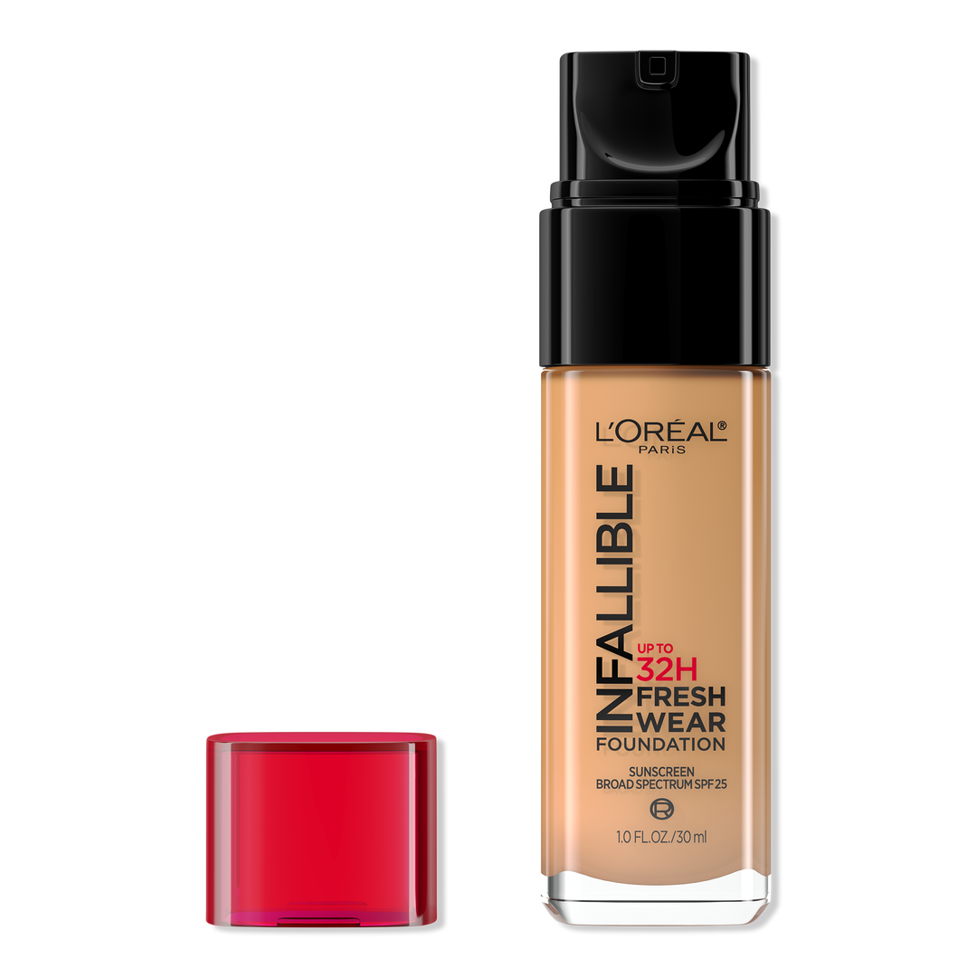 L'Oréal Infallible Fresh Wear 24HR Foundation, 480 Radiant Sand, 1 oz
